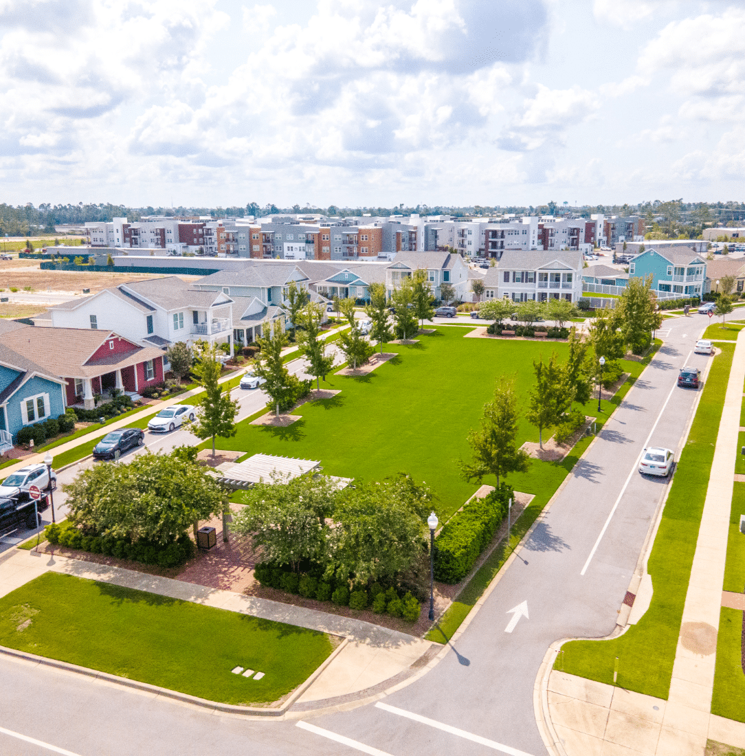 ariel view of SweetBay green space Run UA March 7 2026 Presented by SweetBay